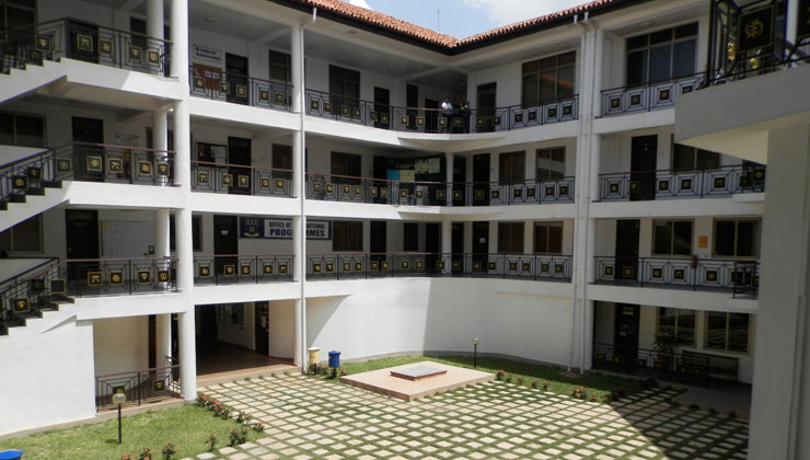 Courtyard at Ghana Study Center