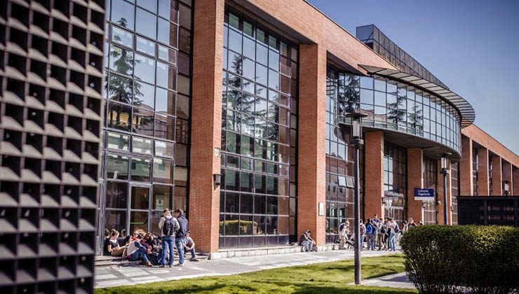 Outside of the Madrid Study Center at University Carlos III of Madrid