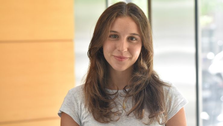 Ana-Florina Galic (UCB) on a biomedical science research project in Melbourne, Australia