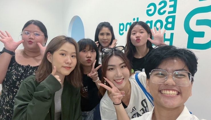 Arisa Matsuzaki on summer internship, Bangkok