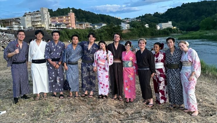 Group of fellow UCEAP students
