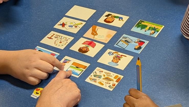 Game to create a comfortable environment and develop sense of self within a group