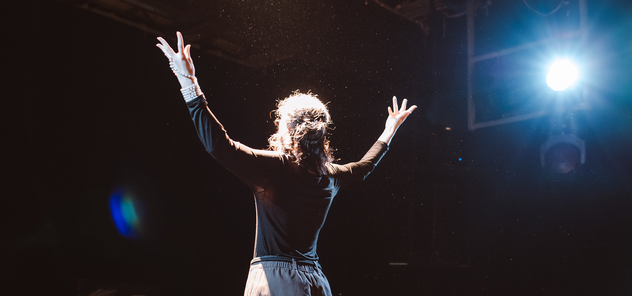 Performer on stage