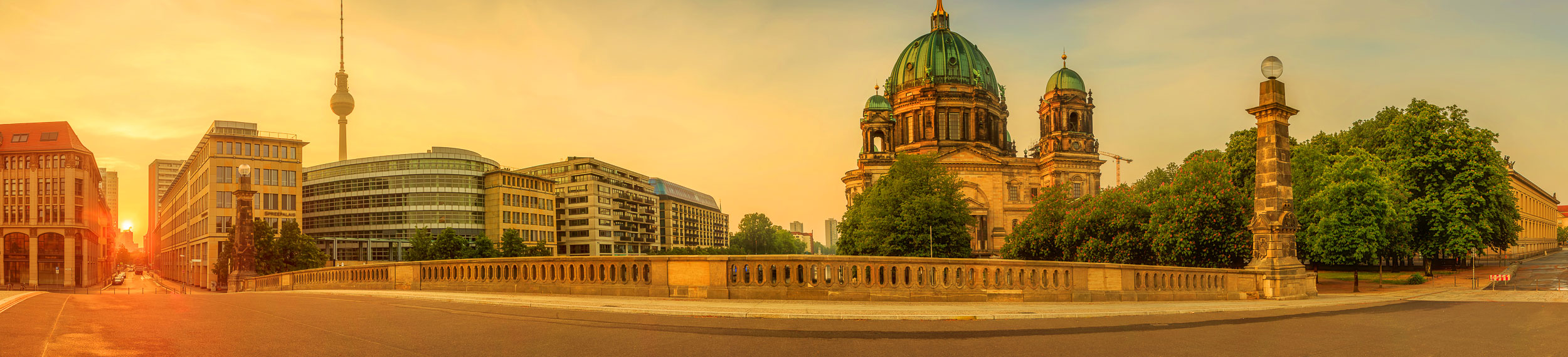 View of Berlin Cathedral, Berliner Dom in Berlin, Germany. 