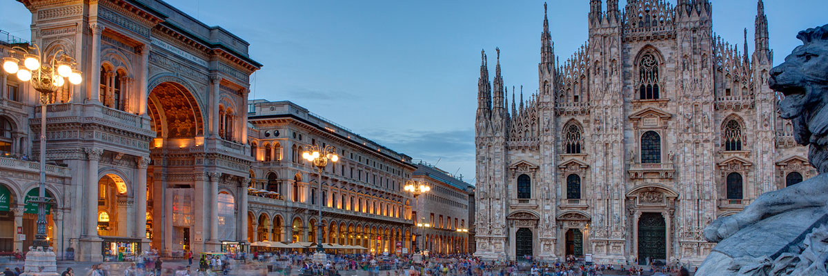 Piazza del Duomo, Milan, Italy.