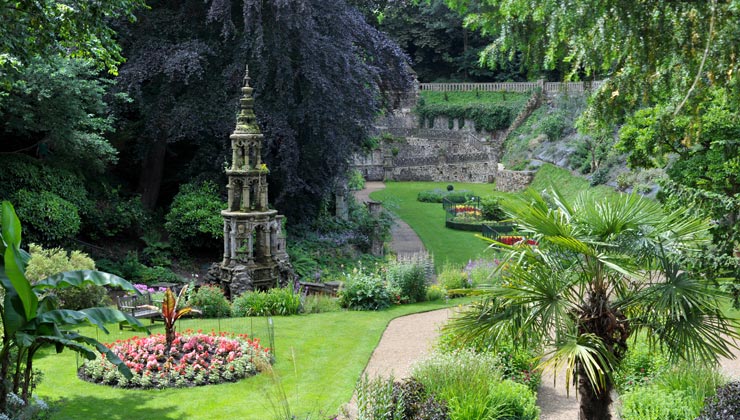 Plantation Garden also known as the secret garden is a restored victorian gothic town garden in the city of Norwich, Norfolk, UK.