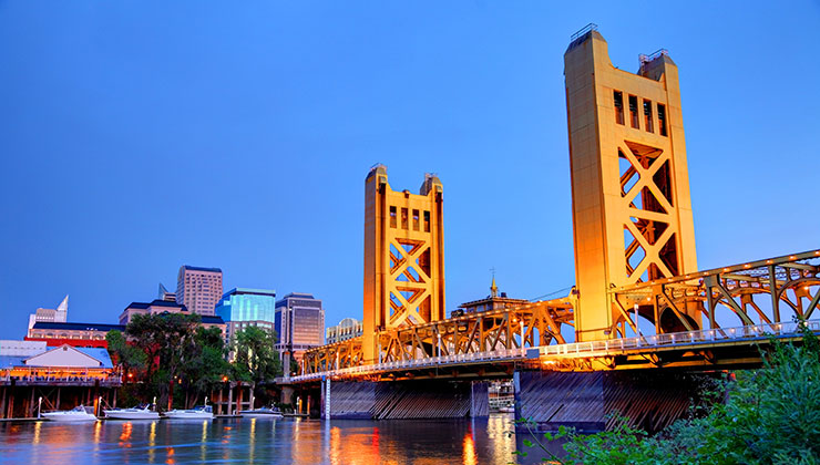 Tower Bridge, Sacramento, California