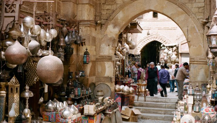 The Grand Archway in Khan El-Khalili Bazaar