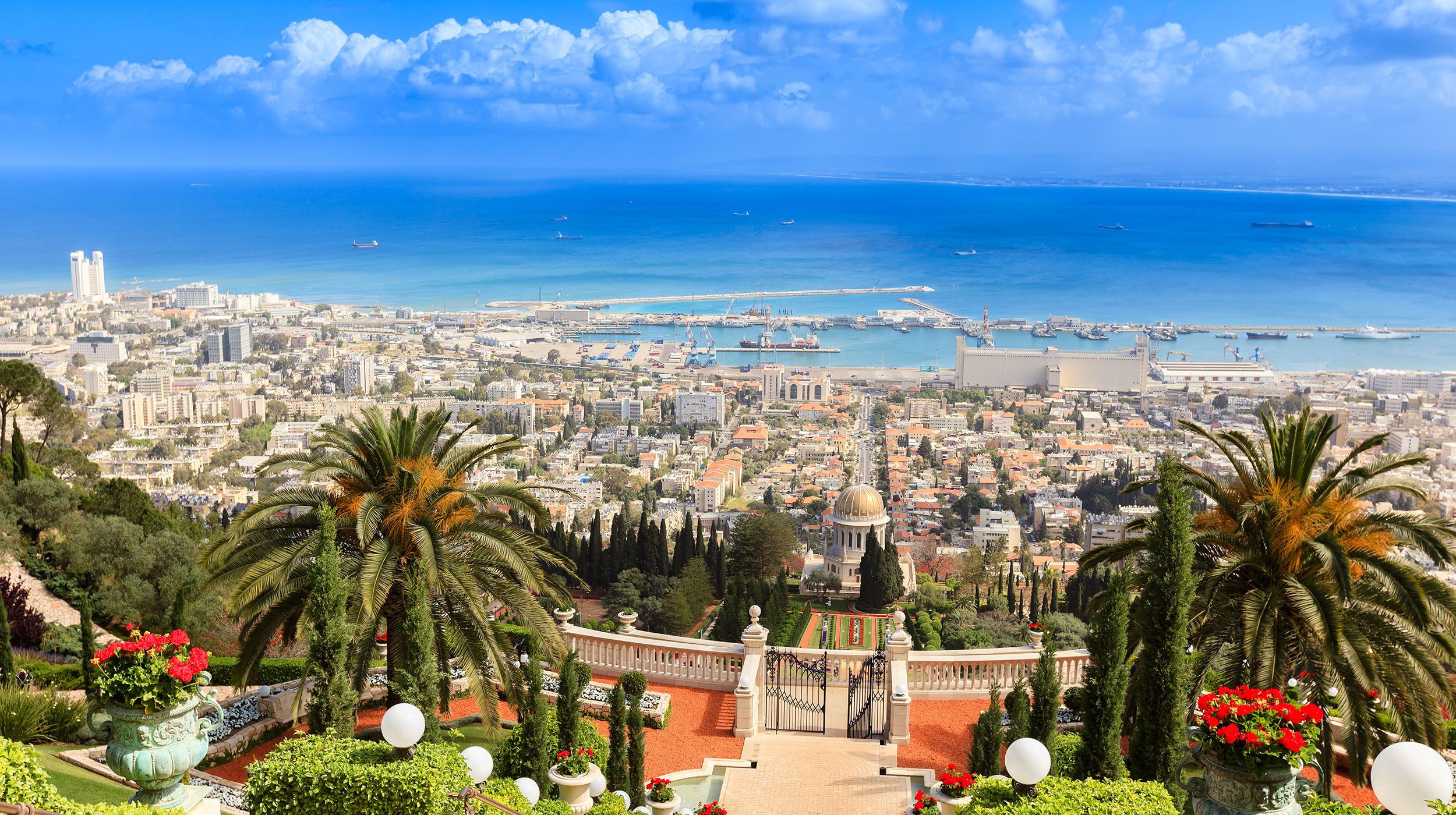 Aerial view of Haifa, Israel