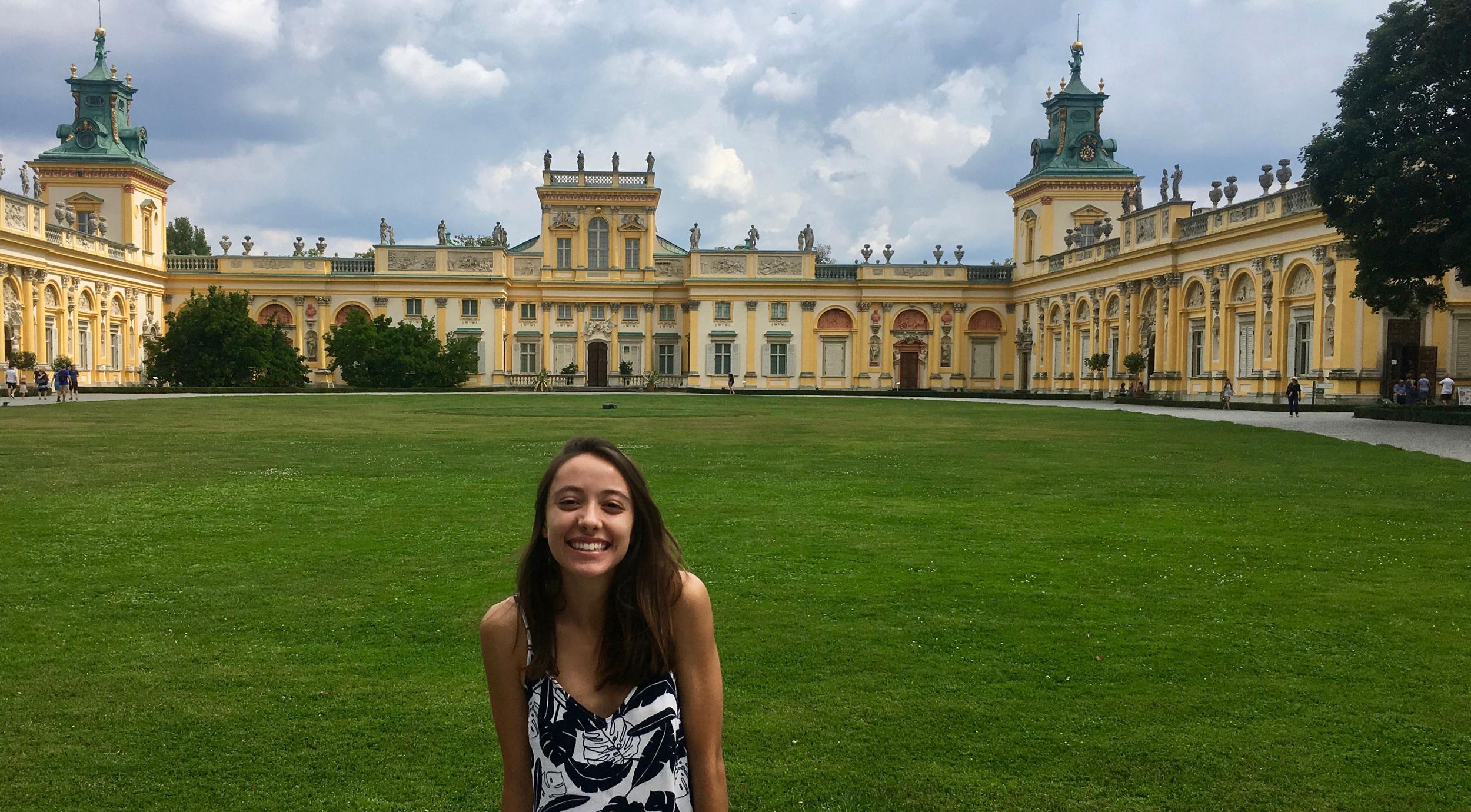 UCEAP student smiling in England.