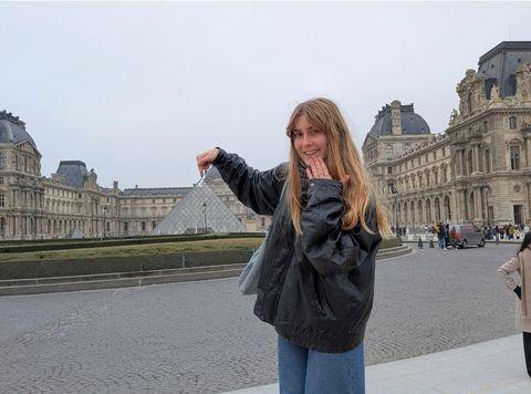 Genevieve Heal on internship in Paris, France