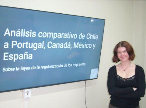 Julia Finch on internship in Chile