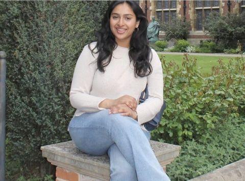 Prakriti Saxena on internship in lONDON, eNGLAND