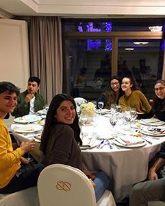 <p>Thanksgiving and Farewell dinners</p>