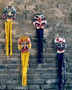 <p>Beijing opera performance of music, dance, and acrobatics</p>