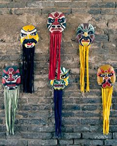 <p>Beijing opera performance of music, dance, and acrobatics</p>