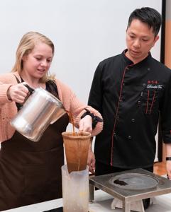 <p>Workshops on making milk tea and egg tart pastries</p>
