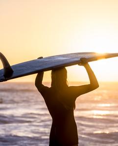 <p>Bond with like-minded beach lovers at Surf Camp (for all levels)</p>